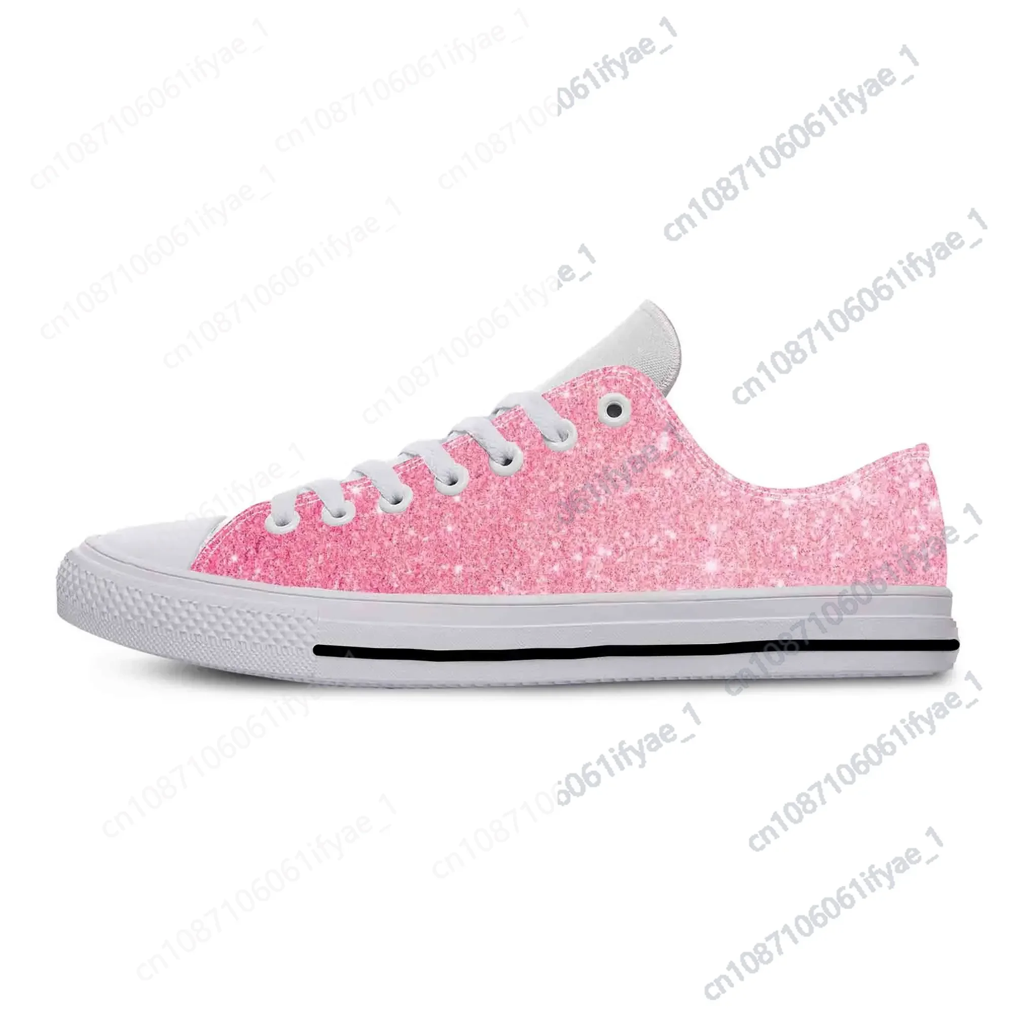 

Glitter Sparkle Sparkling Glittery Pattern Galaxy Casual Cloth Shoes Low Top Comfortable Breathable 3D Print Men Women Sneakers