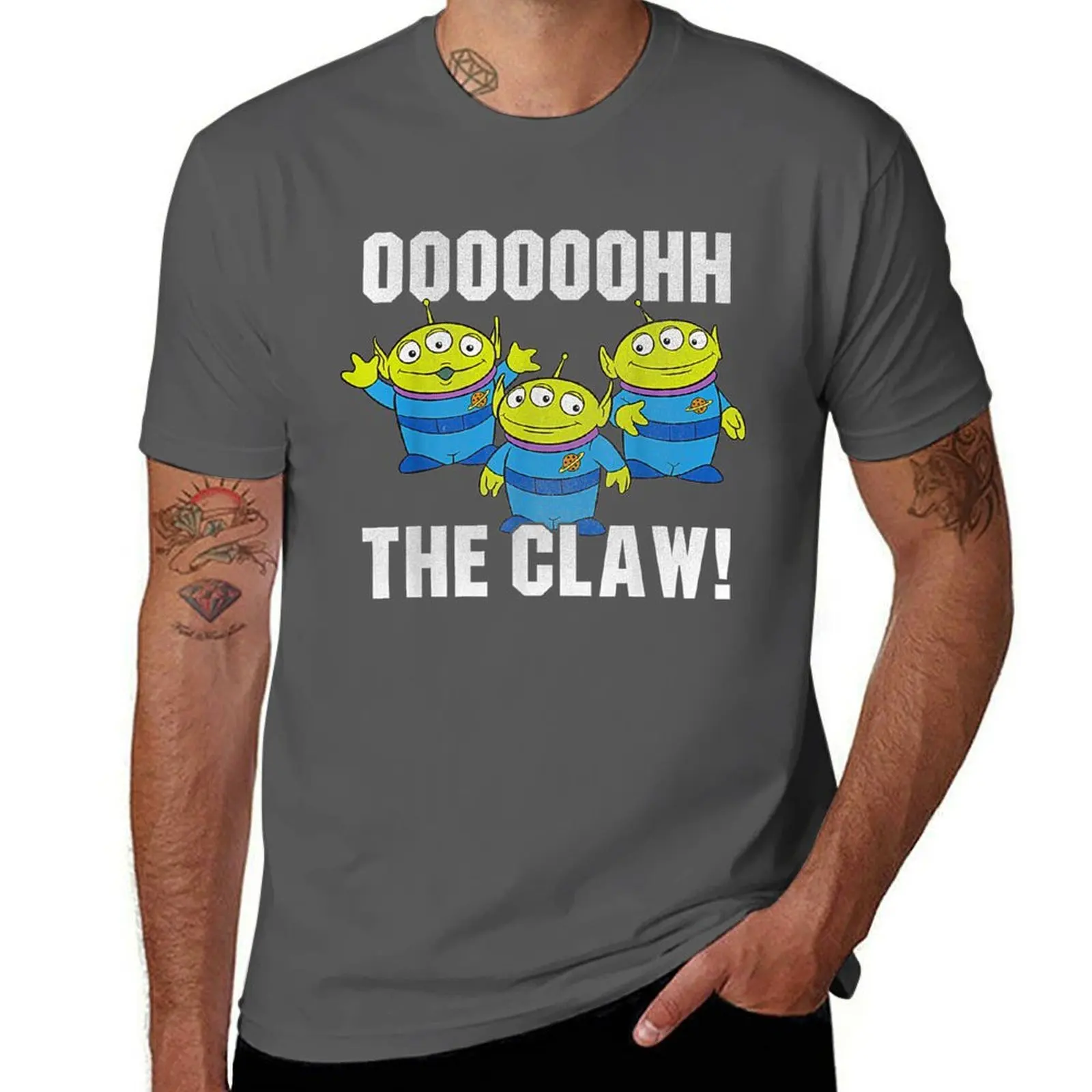 

Alien The Claw Distressed T-Shirt t shirts cotton 100% anime t shirts for man T-Shirt