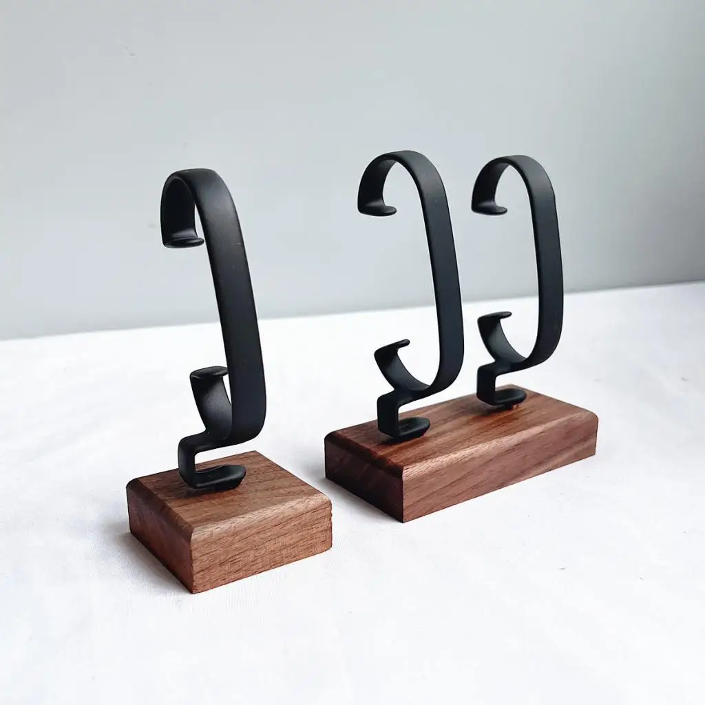 C Shape Watch Display Stand Decor Trendy Show Rack for Store Countertop Shop