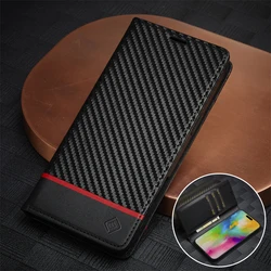 Etui For Xiomi 14T Carbon Fiber Magnetic Flip Case for Xiaomi 11 Lite 5G NE 13T 12T 11T 14T Pro Soft Leather Wallet Phone Funda