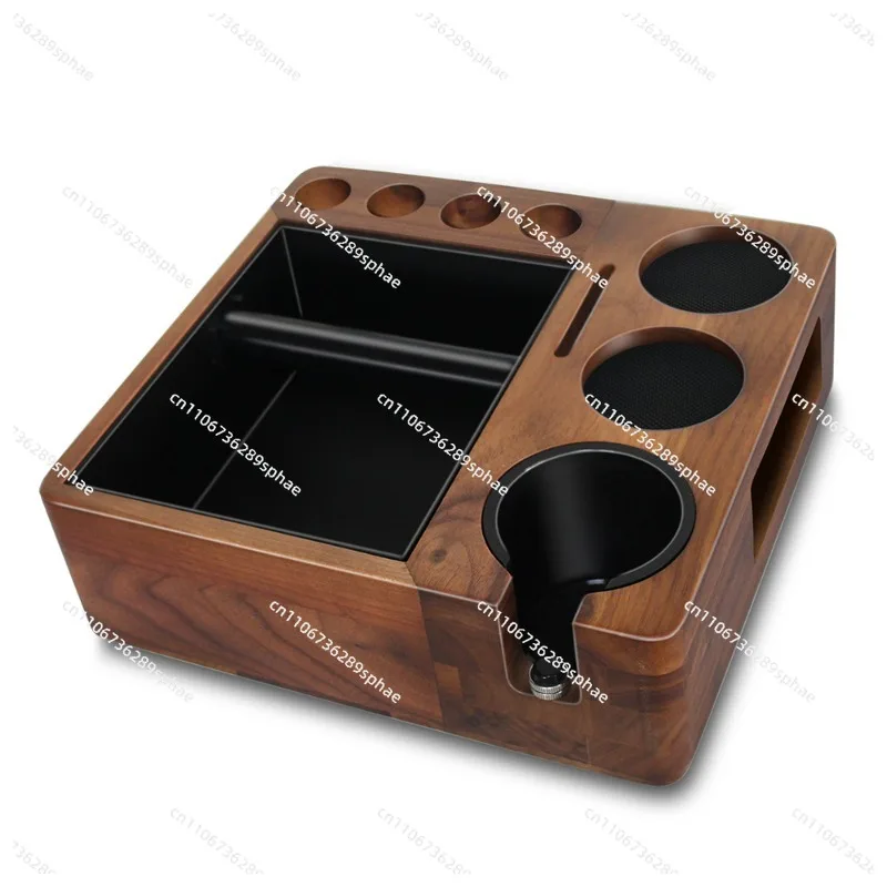 Integrated coffee smashing box household bar handle shelf powder pressing seat