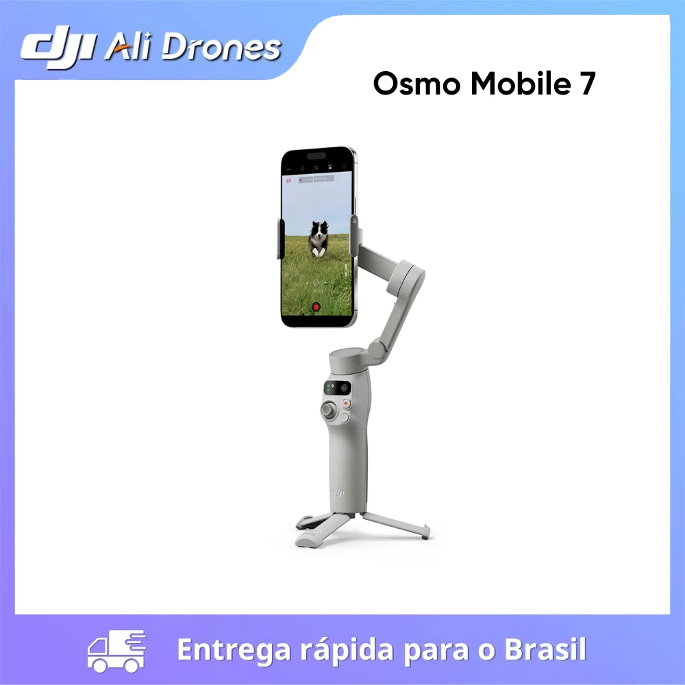 DJI Osmo Mobile 7, встроенный удлинитель и штатив, срок службы батареи 10 часов, зарядка телефона OM 7, совершенно новый на складе DJI Osmo Mobile 7, встроенный удлинитель и штатив, срок службы батареи 10 часов, зарядка телефона OM 7, совершенно новый на складе