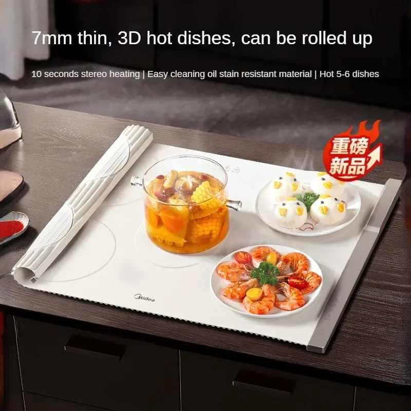 Easy To Roll Warm Dishes Board Folding Hot Plate Meals Rice Insulation Board Household Kitchen Appliances Aquecedor Eletrico