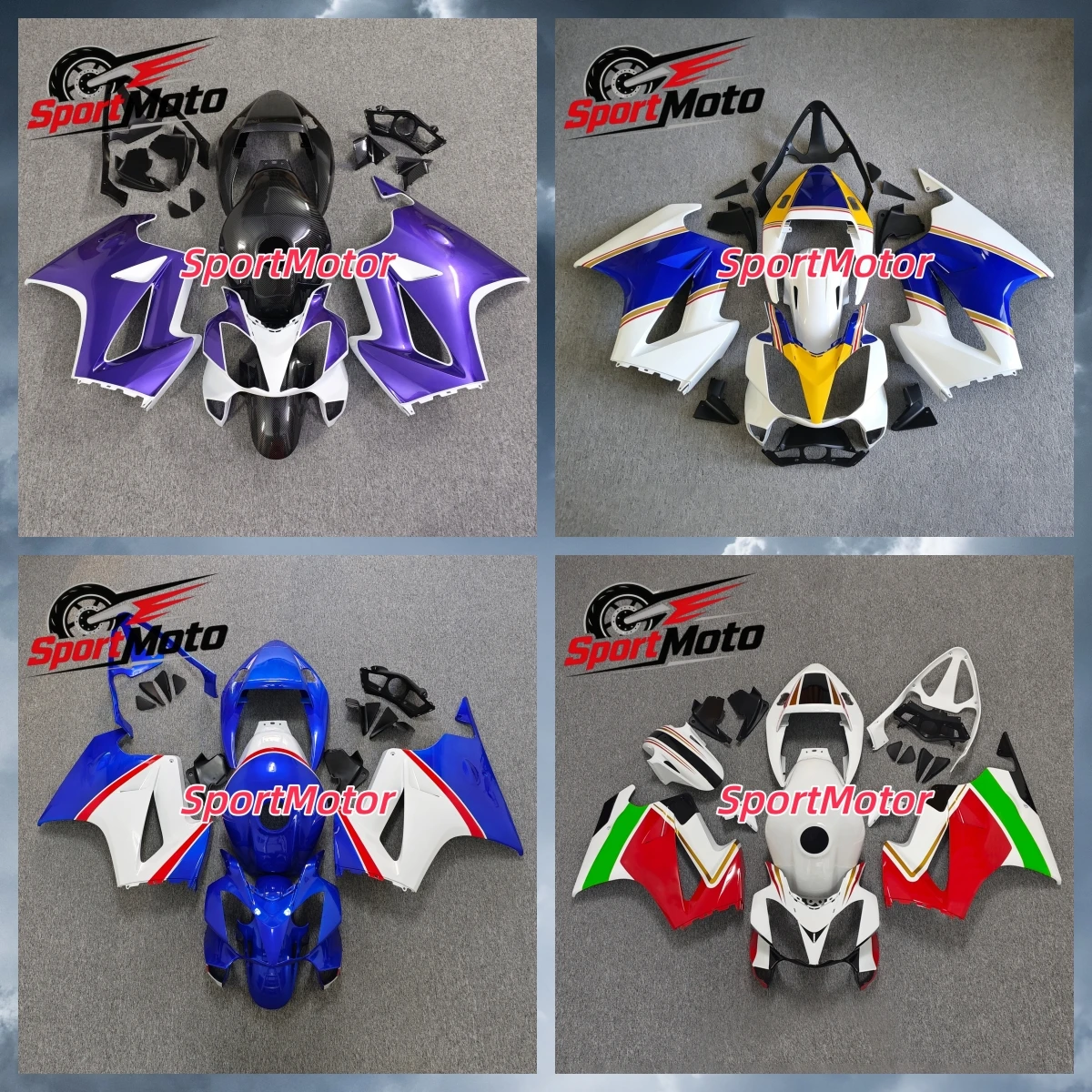 Motorcycle Accessaries Fairings Kit For HONDA VFR800 2002 2003 2004 2005 2006 FOR VFR 800 07 08 09 10 11 12 ABS Fairing Bodywork