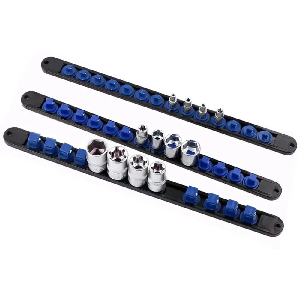 

360 ° Поворотный органайзер для розеток из АБС-пластика, большая емкость, 1/4 дюйма, 3/8 дюйма, 1/2 дюйма, стеллаж для хранения розеток, высокое качество, износостойкий