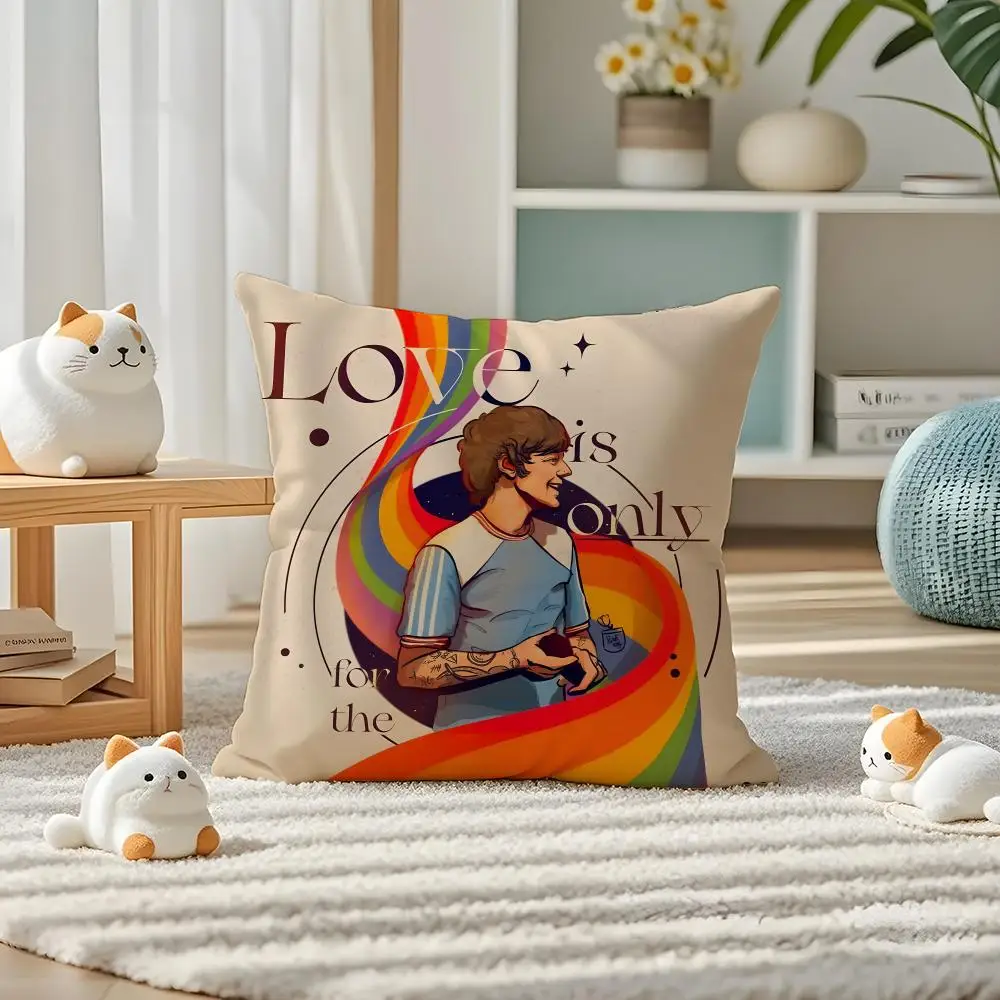 Louis T-Tomlinson ACTOR Cushion Cover Pillow Case Plush Fabric Soft Double Sided Print Home Sofa High Quality Cushion