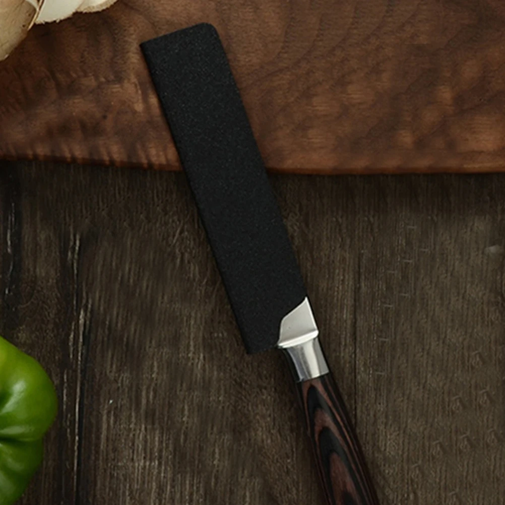 

3pcs Universal Knife Sheathes Flocking Protective Covers Waterproof Travel Outdoor Kitchen Knife Sleeves Blade Protectors Guard