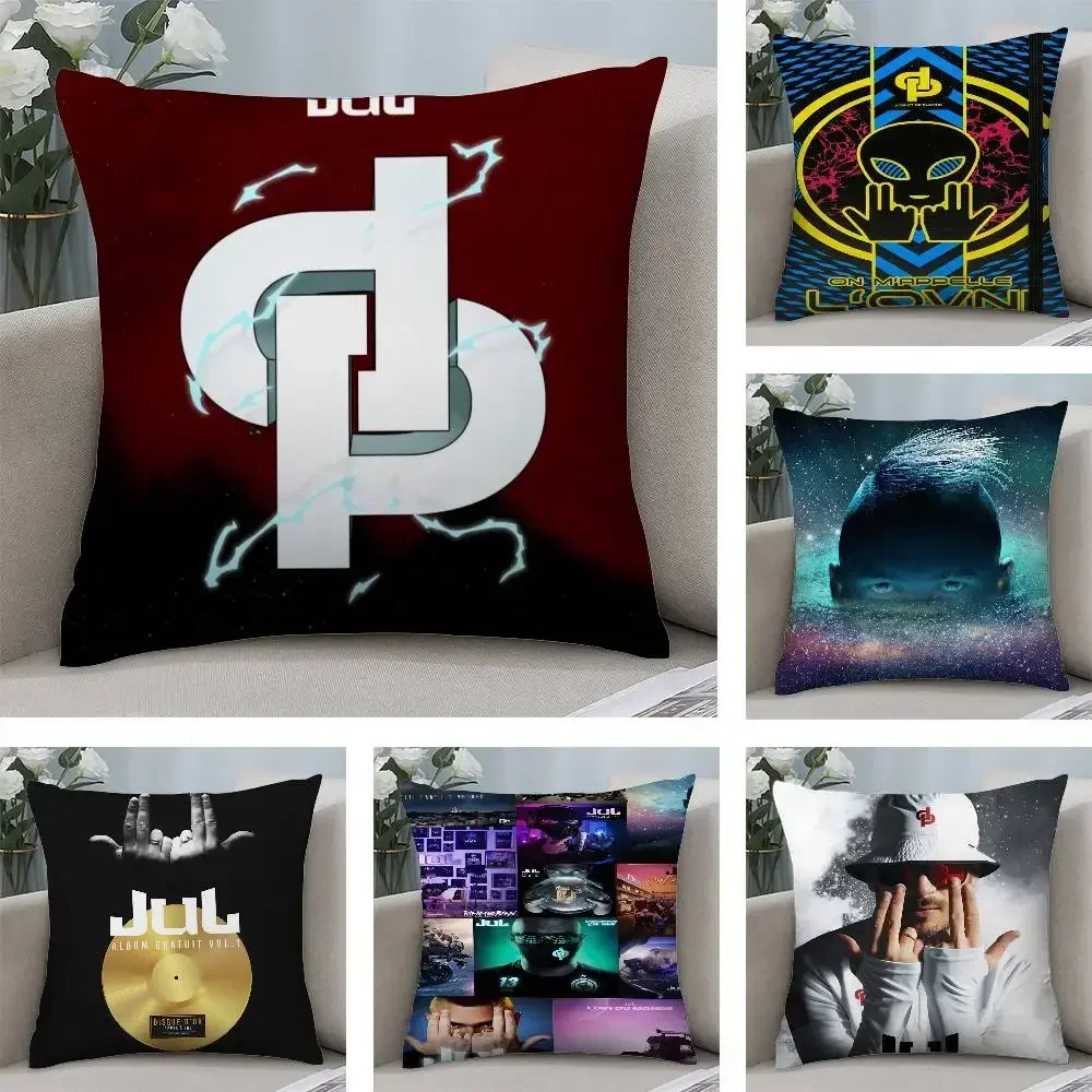 Music Album Double-sided Printed pillow cover Short plush Suitable living rooms bedrooms sofa throw cushion cover
