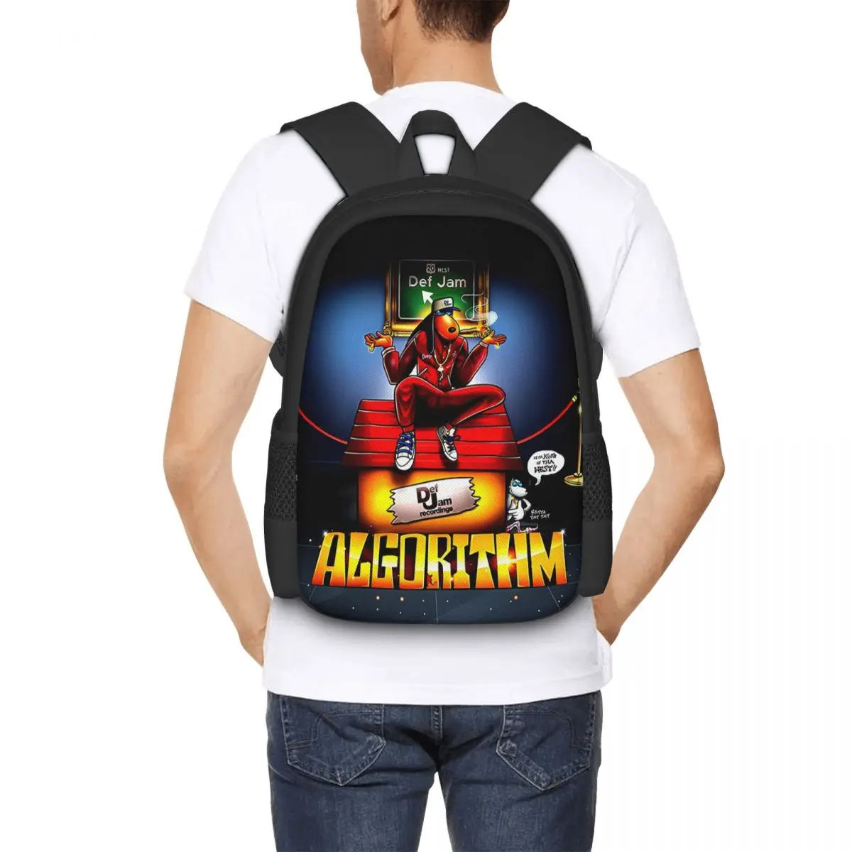 

Snoop Dogg Doggystyle Music Rapper Student Backpack School Bag Hiking Travel Daypack for Boys Girls Bookbag Shoulder Bags