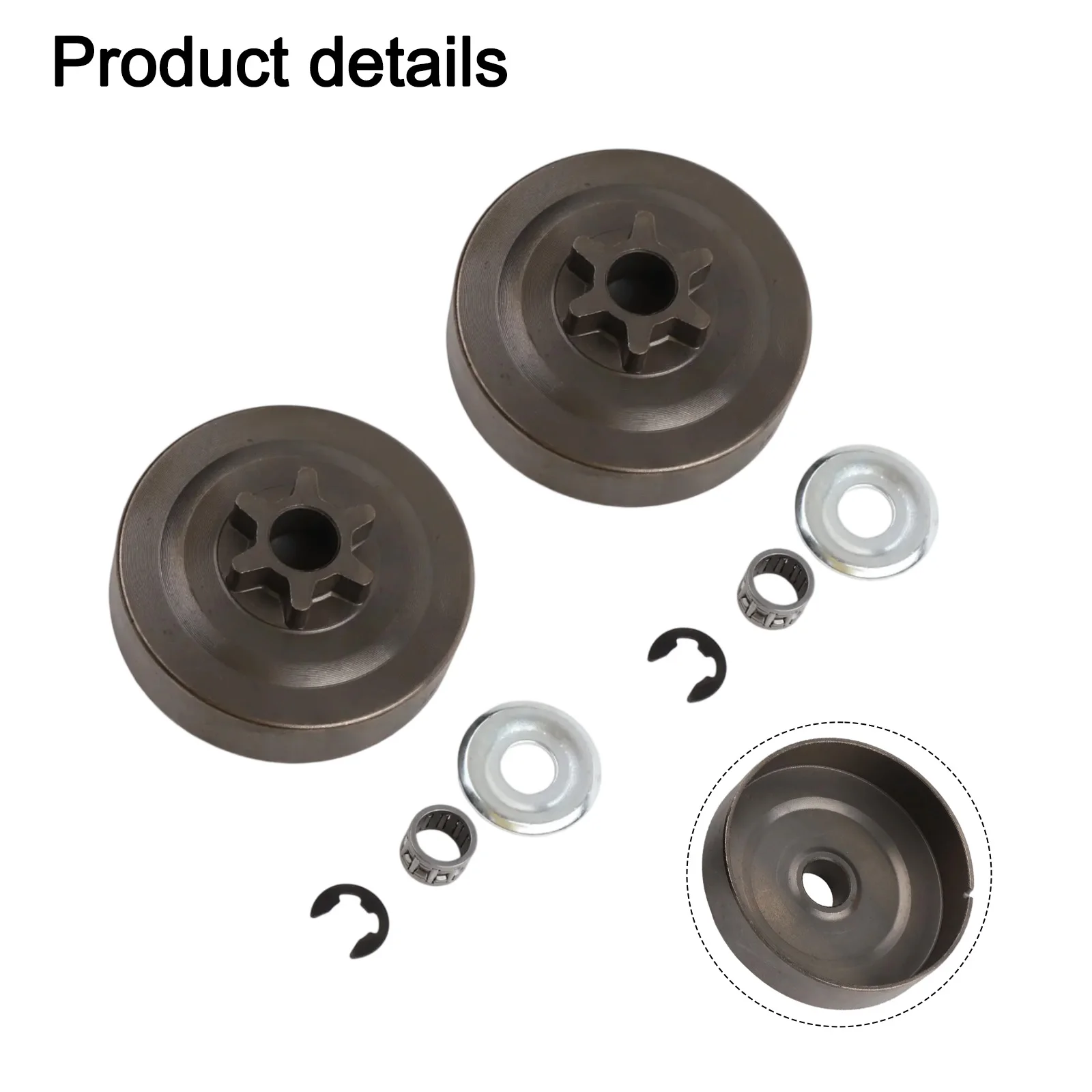 Efficient 3/8 6T Clutch Drum Sprocket Kit for MS180 MS170 MS210 MS230 MS250 Chainsaw Tackle Tough Tasks with Ease