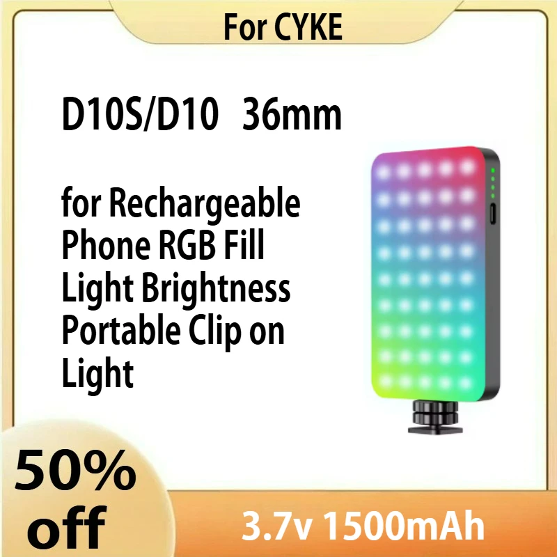 

LED supplementary light selfie tofu lamp portable light handheld RGB pocket light mobile phone photography live broadcast