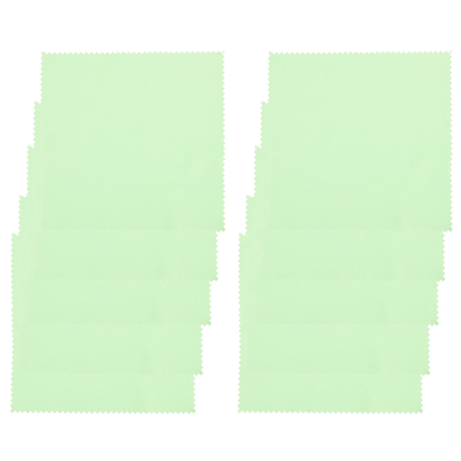 

10pcs Silverware Cleaning Cloths Fine Soft For Jewelry Gold Silver Platinum Coins Polishing Cloth Dust Oil Remover Washable