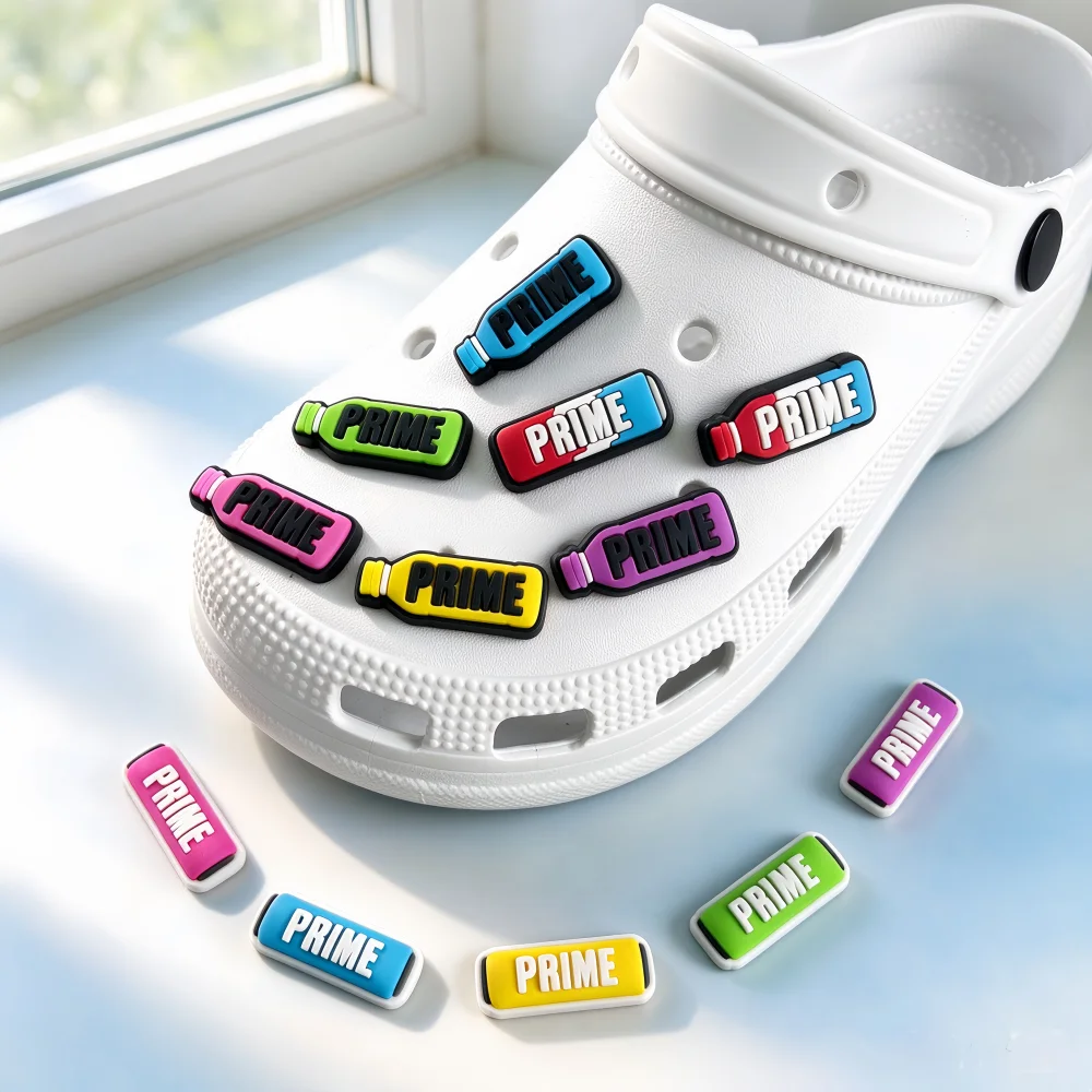 12Pcs Drink Shoe Charms Bottle Shoe Charms, Cute Shoe Charms for Sandals Adults Boy Girls Adults Party's Favor