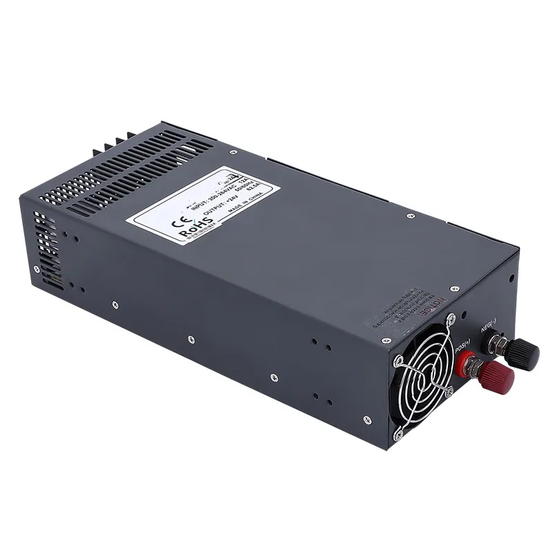 S-1200W 1200W S-1200-12 72V 48V 24V Switching power supply for LED Strip light AC to DC power suply input 110v 220v