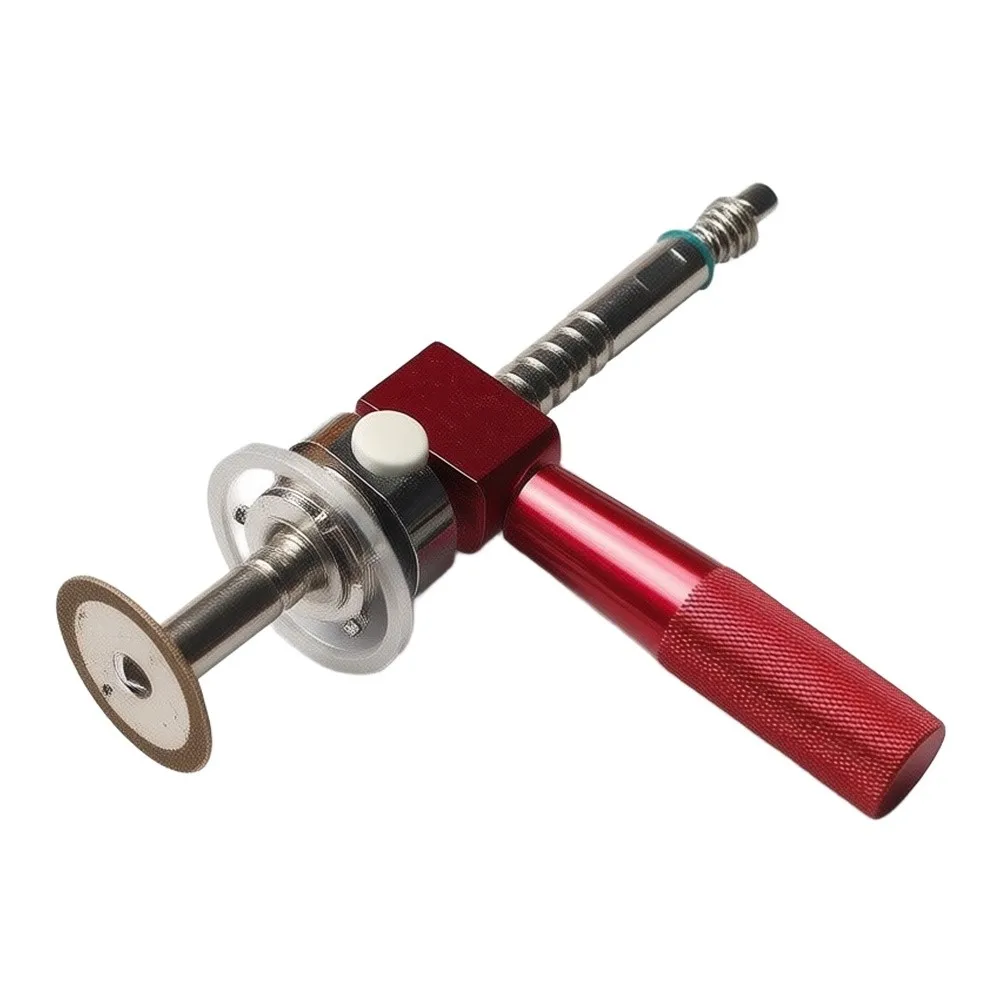 Pipe Wall Trimmer Tool for Internal Pipe Finishing Works Sturdy Metal Construction with Emery Grinding Red Color