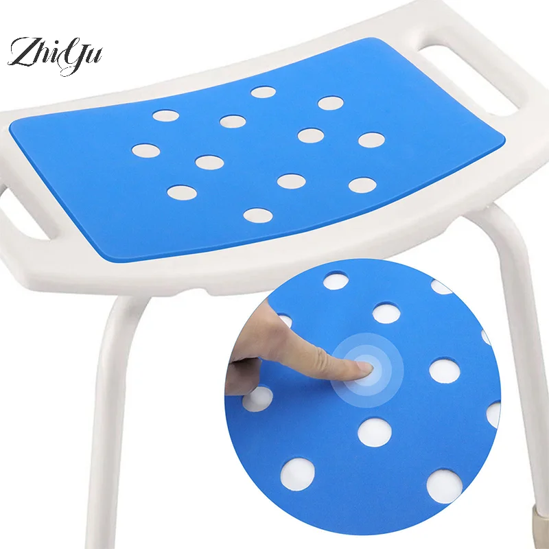 Non-slip Bathroom Bath Chair Stool Cushion Elderly Bath Tub Shower Chair Bench Stool Seat Safe Bathroom Accessories Only Cushion