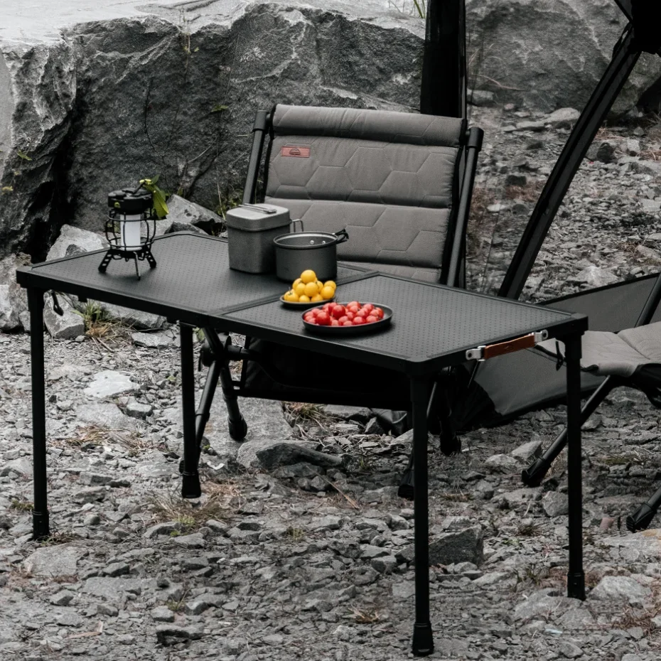 Table de camping en plein air série Mountain Rpm, mobilier d'extérieur, cuisine de pique-nique, nouveau design