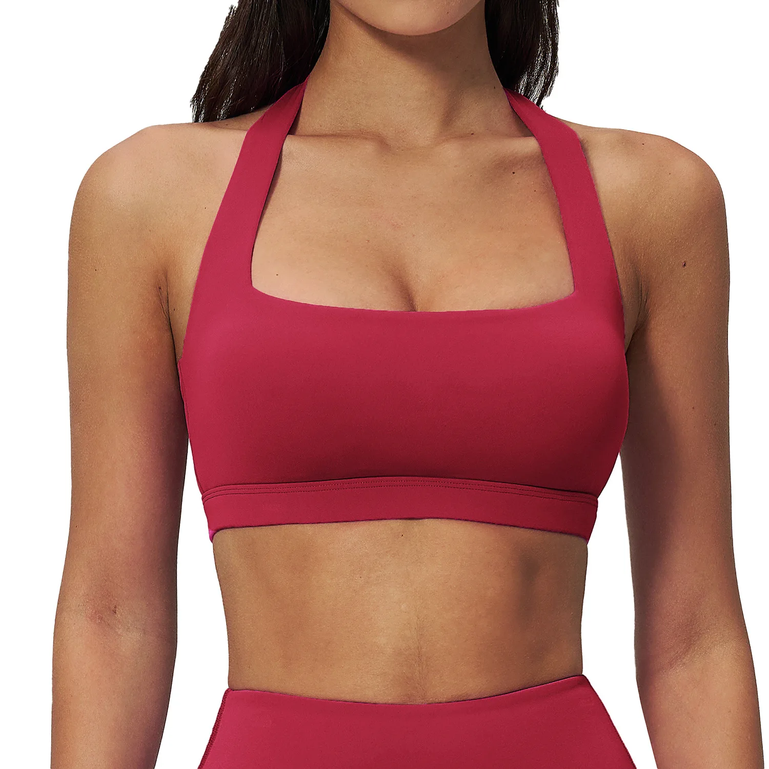 Women's Breathable Sports Bra Shockproof Sports Tops Push Up Gym Crop Top Bra Fitness Bras Gym Training Top Yoga Underwear