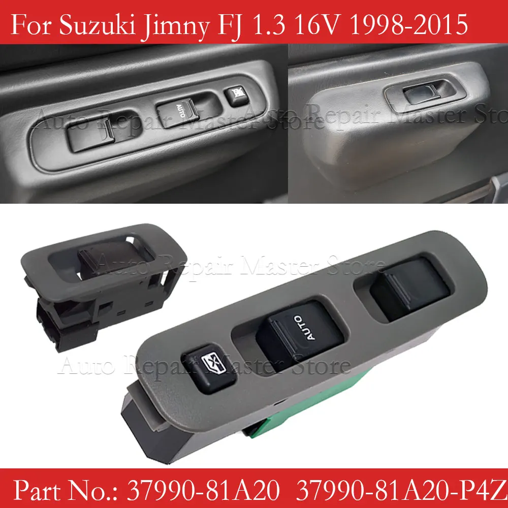 

3799081A20 37995-75F00-T01 For Suzuki Alto Ignis Carry For Jimny FJ 1.5 DDiS 4WD Window Control Switch Button