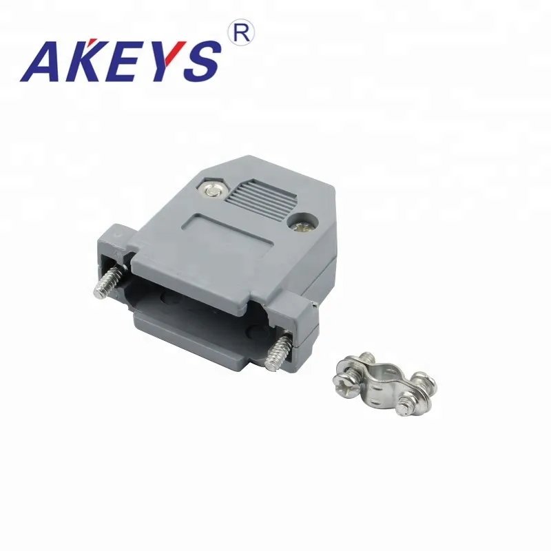 10 PCS Hot Sale Plastic Shell DB15 Male VGA Audio And Video Interface Gray Shell