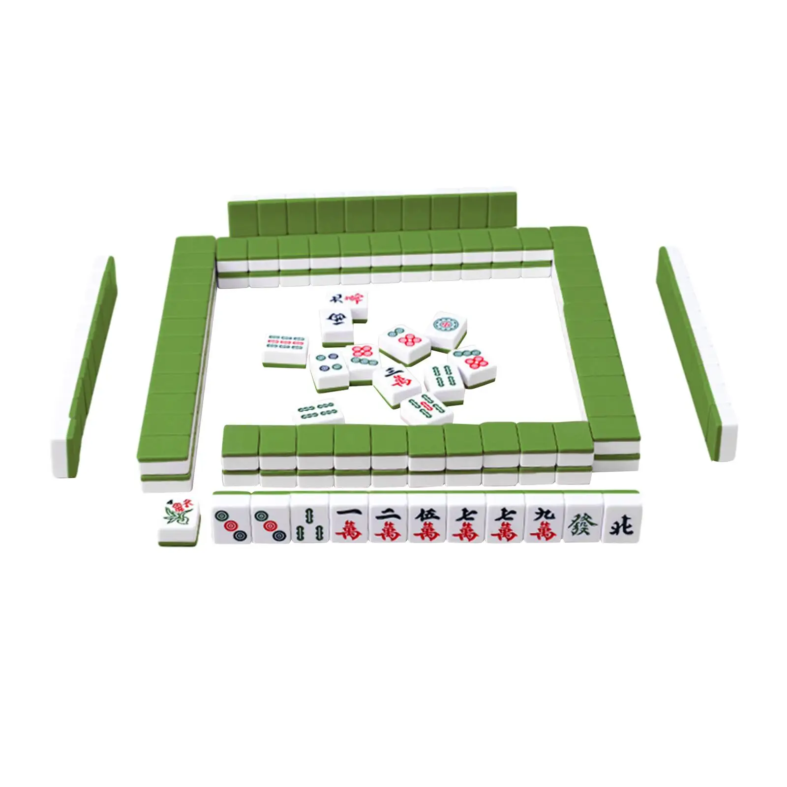 

Mini Mahjong Tiles Party Supplies Chinese Game Play Chinese Version Game Set Blue