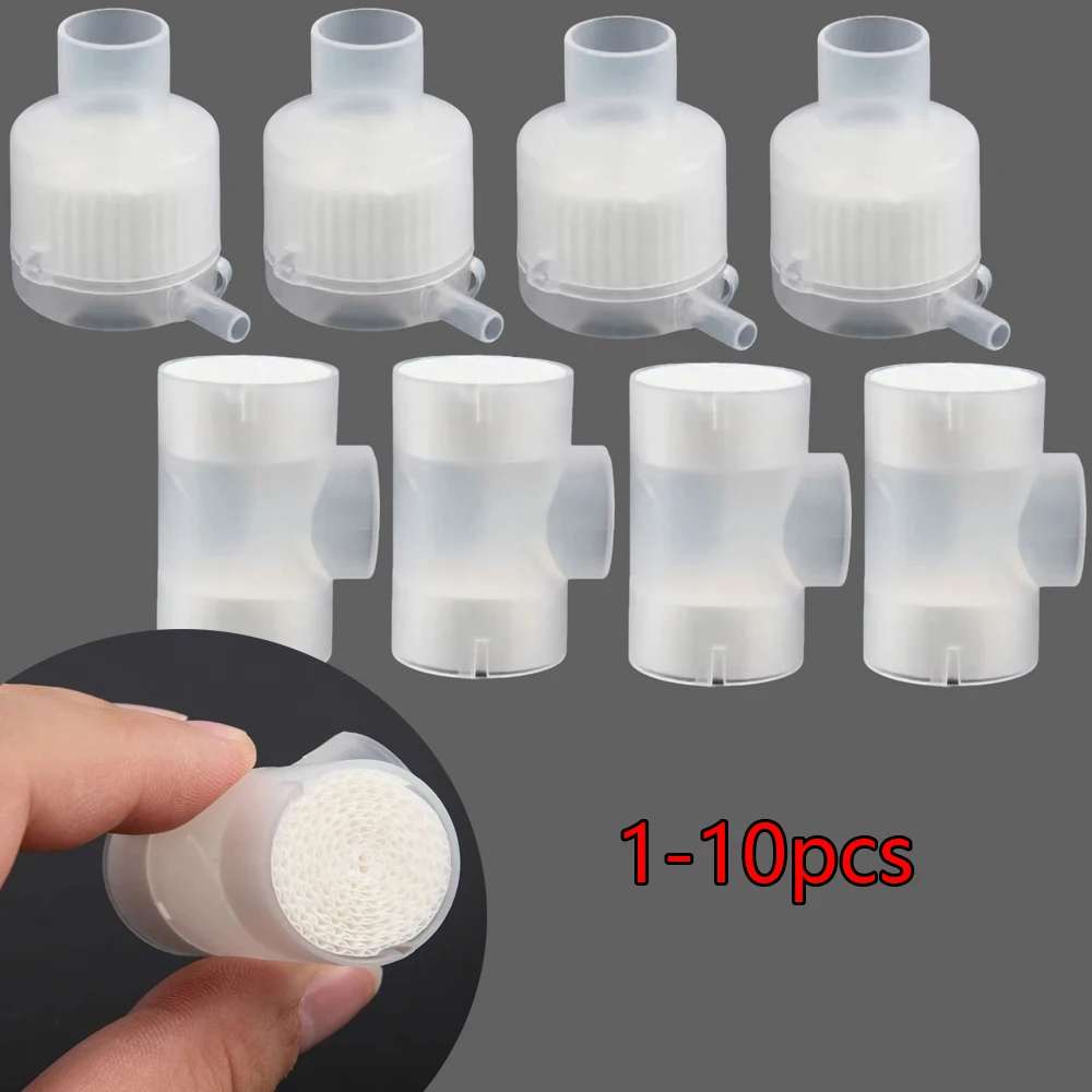 1-10Pcs Disposable Steriled Heat Moisture Exchangers Tracheostomy Trach Vent HME Filter