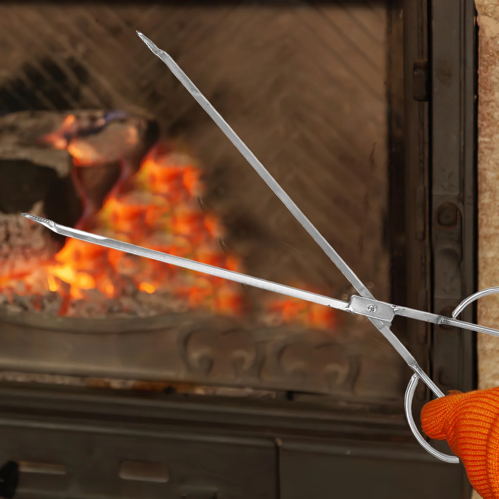 1-set-fire-pit-poker-stainless-steel-fireplace-tongs-log-grabber-heavy-duty-ash-rake-outdoor-patio-camping-fire-tools-fireplace