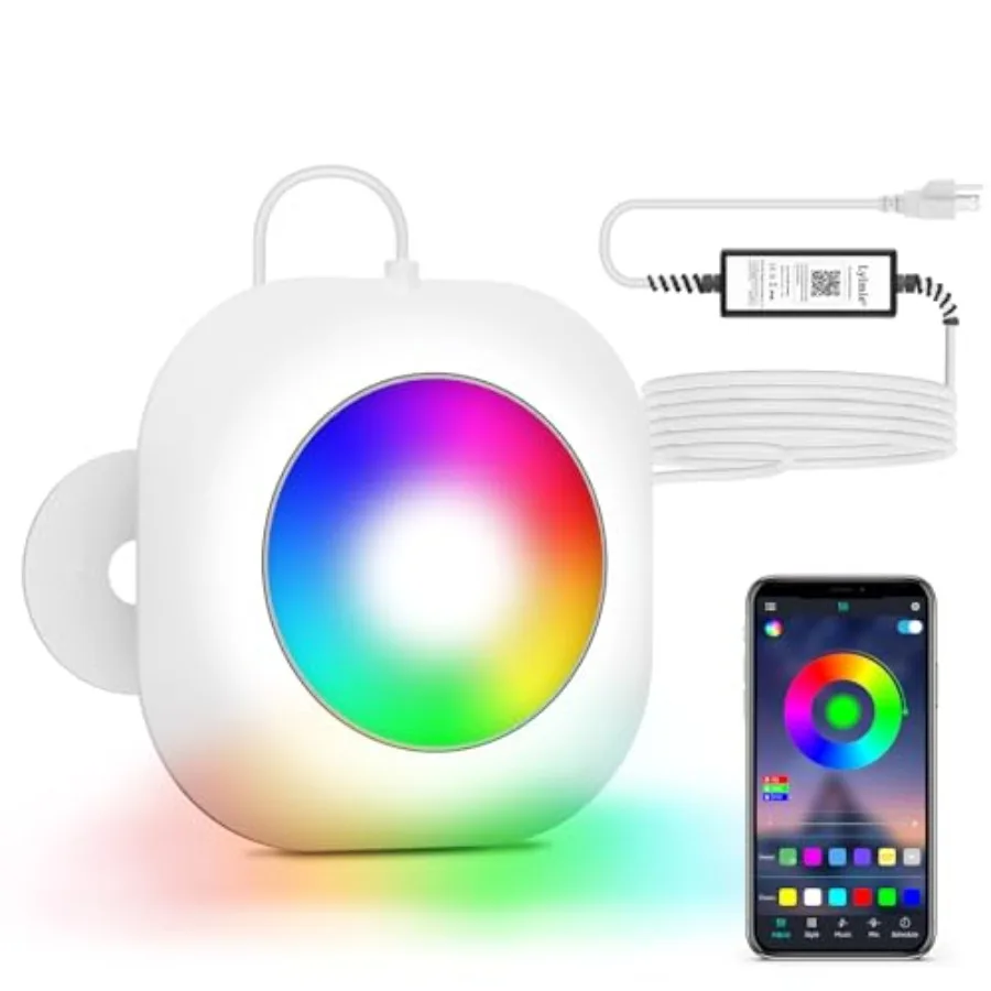 

LED Pool Lights for Above Ground Pools with APP Control Smart Magnetic Pool Lights with Timer RGB Underwater Light IP68 Waterpr