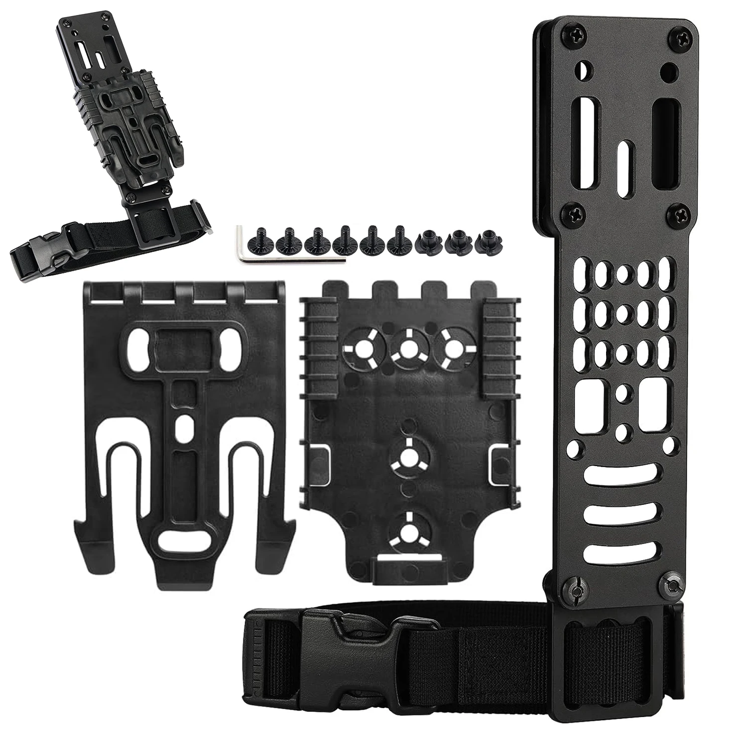 

NEW Metal Modular Pistol Holster Adapter, Compatible QLS Platform,Tactical Quick Release Kit