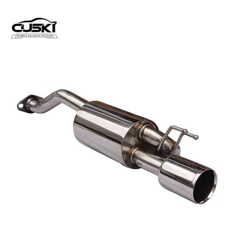 For Honda Civic Quality Stainless Steel Exhaust Pipe S Drum  Modified Sports Car SoundHigh Performance Exhaust System