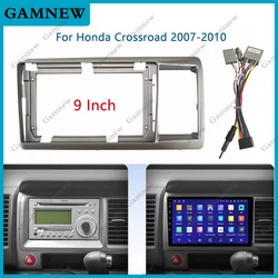 9 Inch Car Frame Fascia Adapter Android Radio Dash Fitting Panel Kit For Honda Crossroad 2007-2010