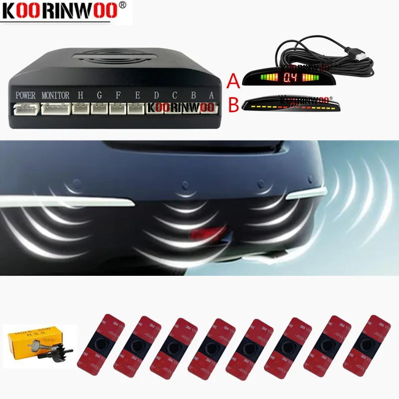 

Parktronic 8 Sensors Kit For Vehicle Electronic Devices Front And Reversing Radar 16.5mm Blind Spot Detection System Car Parking