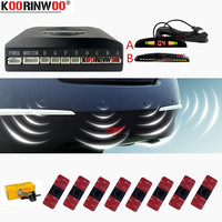 Parktronic 8 Sensors Kit For Vehicle Electronic Devices Front And Reversing Radar 16.5mm Blind Spot Detection System Car Parking