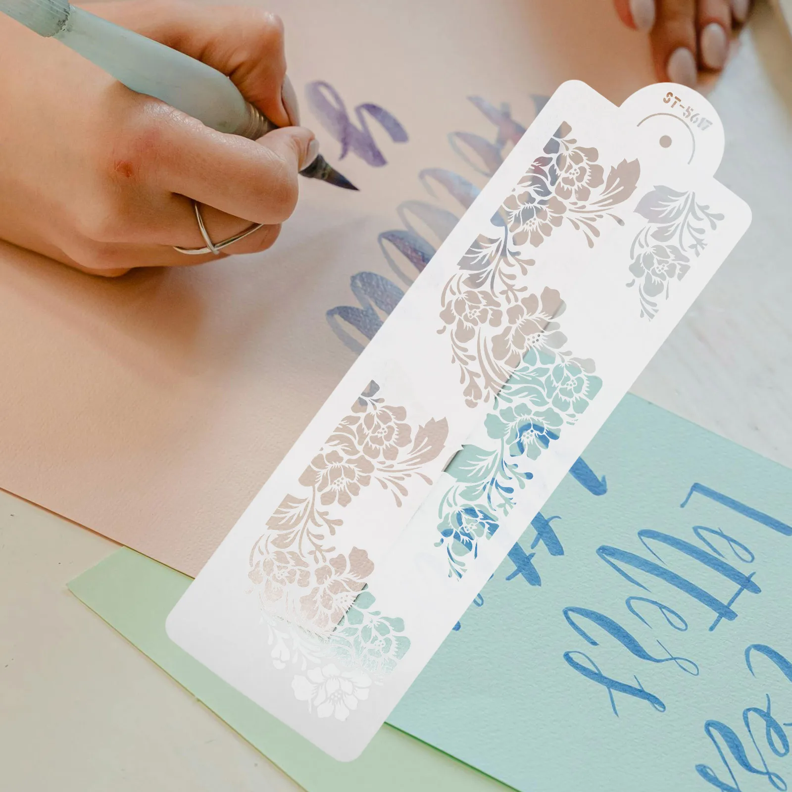 

Hollow Heart Print Stencil Template for Craft Art Projects Reusable Drawing Painting Spray Coloring DIY Activity Classroom