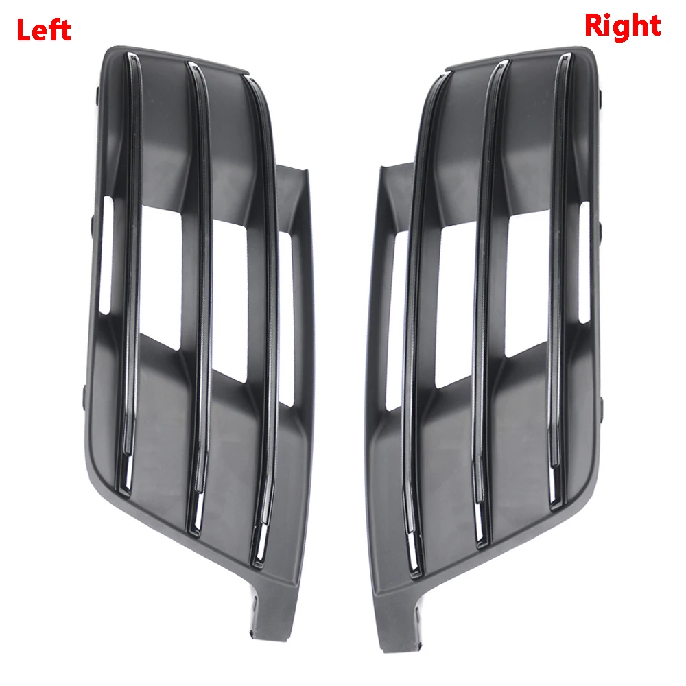 Left/Right Front Bumper Fog Light Grille Cover For Audi Q7 S-LINE 2016 2017 2018 2019 4M0807681D 4M0807682D