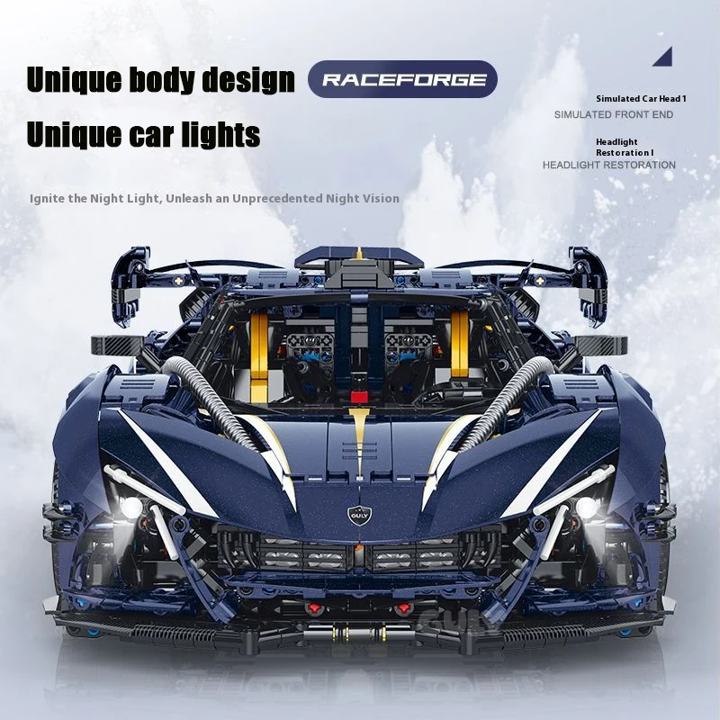 

IN STOCK Toys for Christmas Gift SetsMOC Technical RC Sports Car 10641 1:8 Apollo Building Blocks Bricks Assembling Model