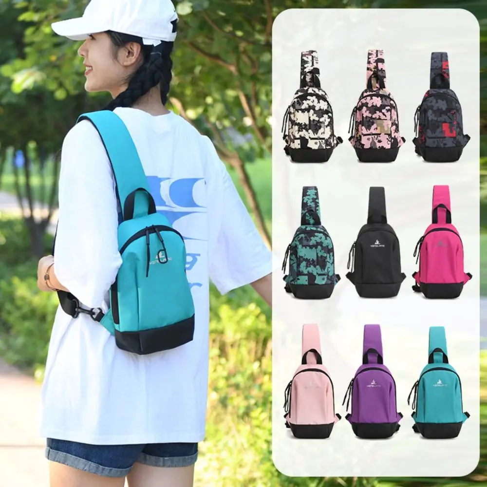 

Polyester fiber Sports Chest Bag Fashion Small Crossbody Satchel Cell Phone Waist Bag