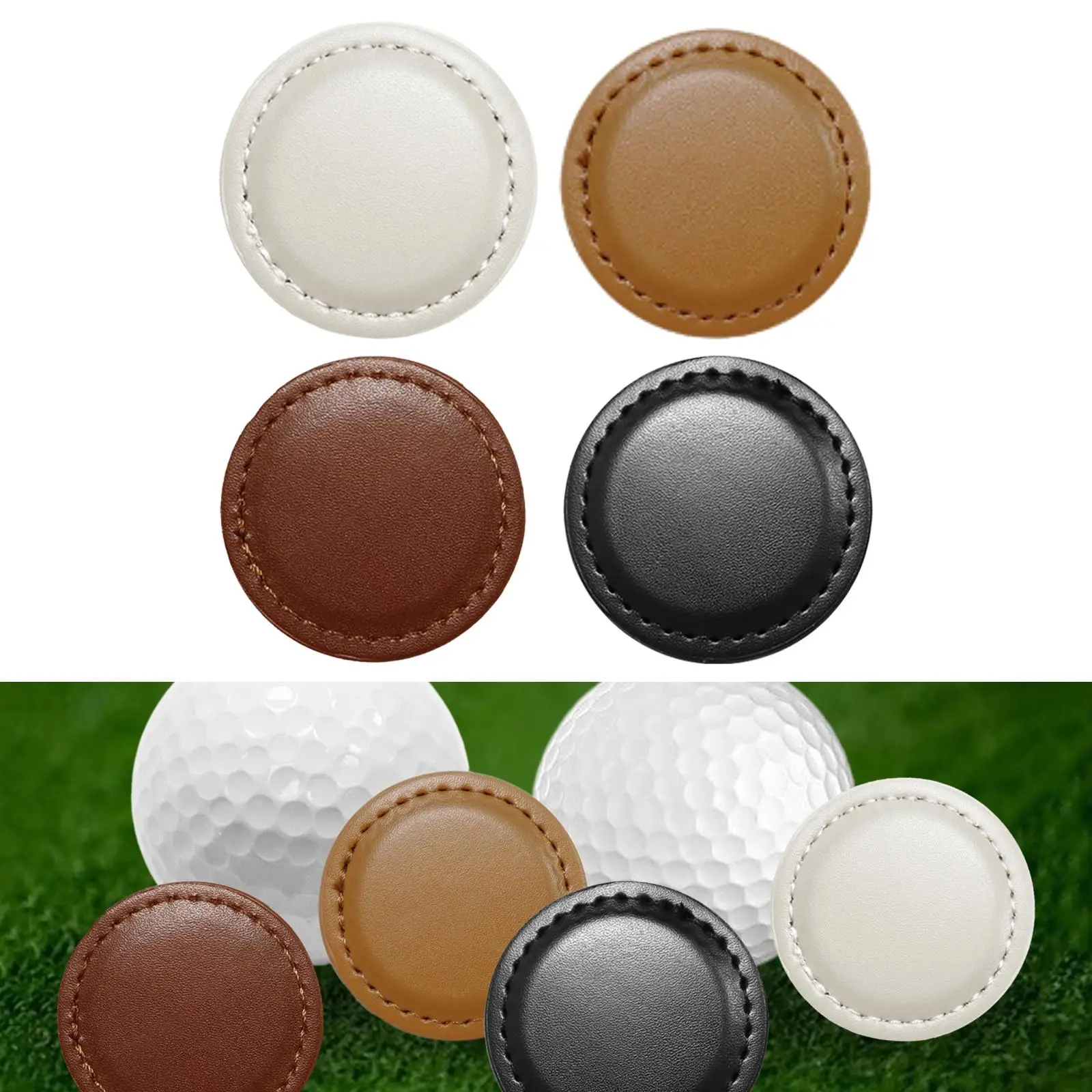 10x Golf Ball Markers Gift Decor Mark Equipment for Exercise Sports Training