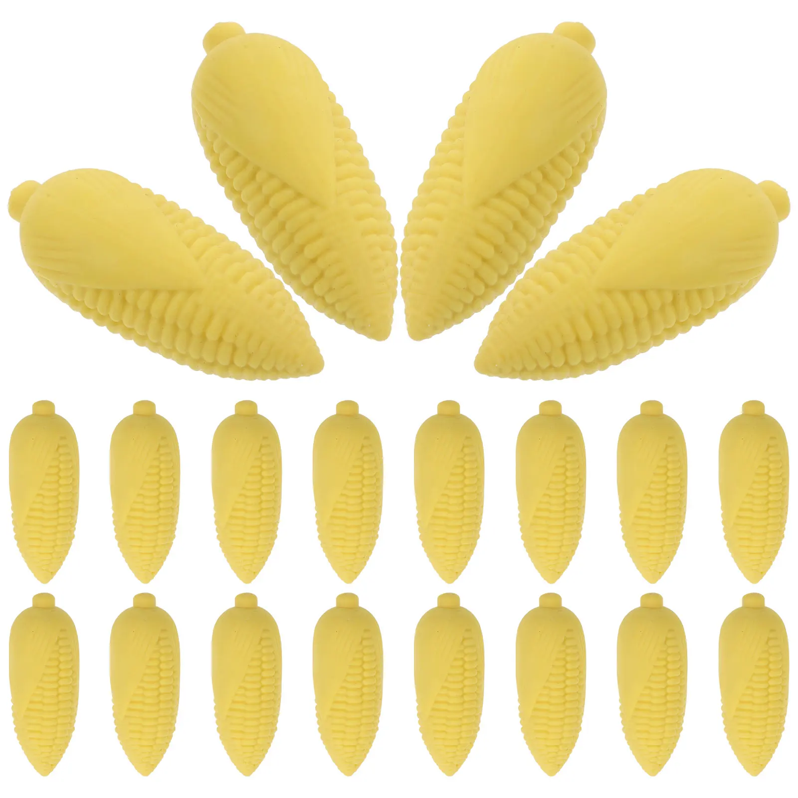 

20pcs Creative For Kids Cute Corn Erasers Funny Large Creative Erasers Bulk Classroom Prizes Students Stationery