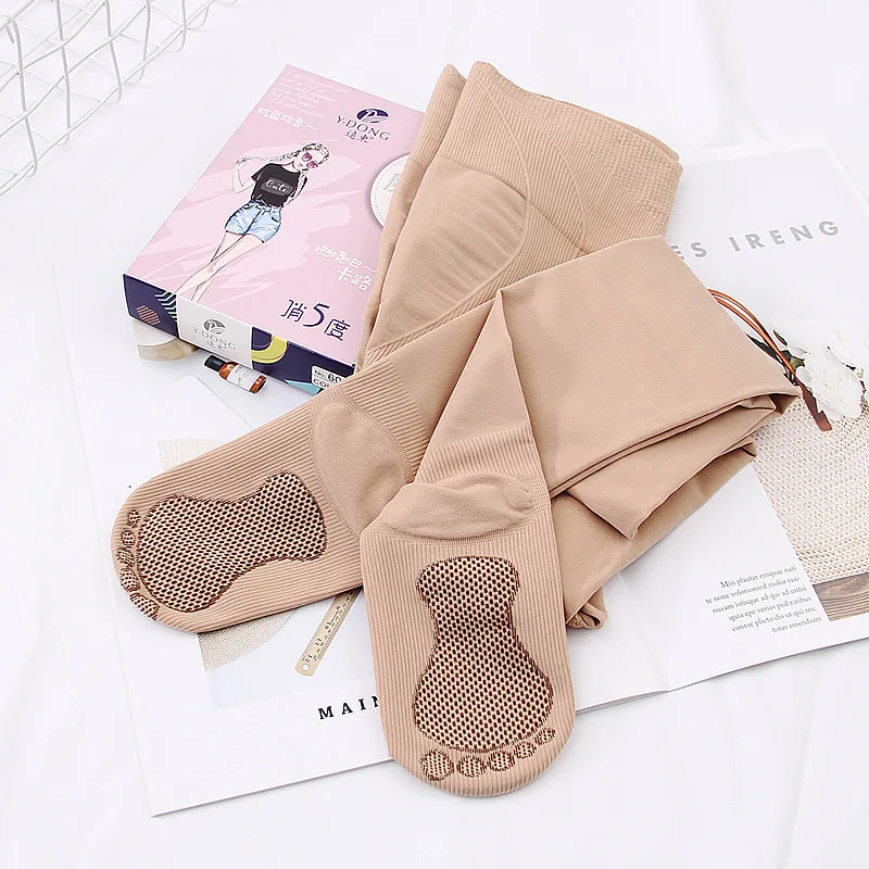 2021 New Design Ladies Pantyhose Spring Autumn 1200d Medium Thick Mask Velvet Elastic Hip Micro Pressure Boxes Prevent Slipping