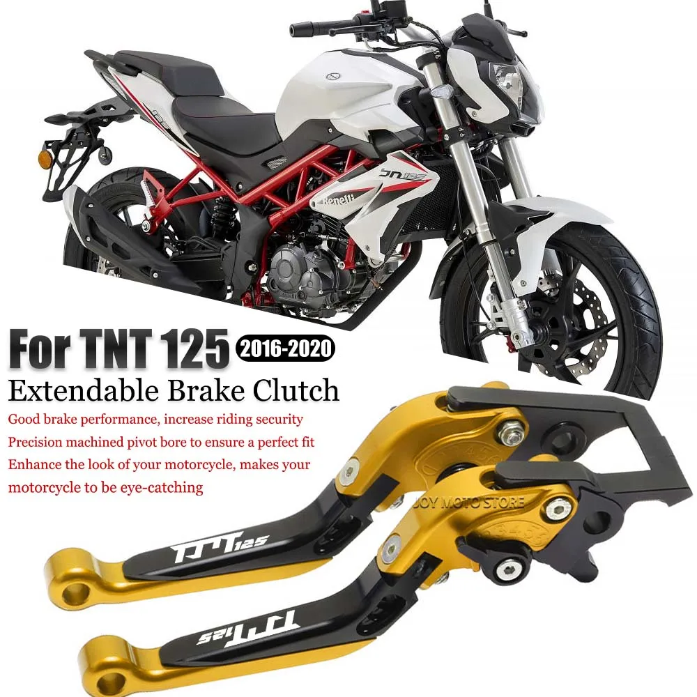 

For Benelli TNT tnt125 2016-2020 Motorcycle Accessories CNC Brake Clutch Levers Adjustable Extendable Handlebar Grips