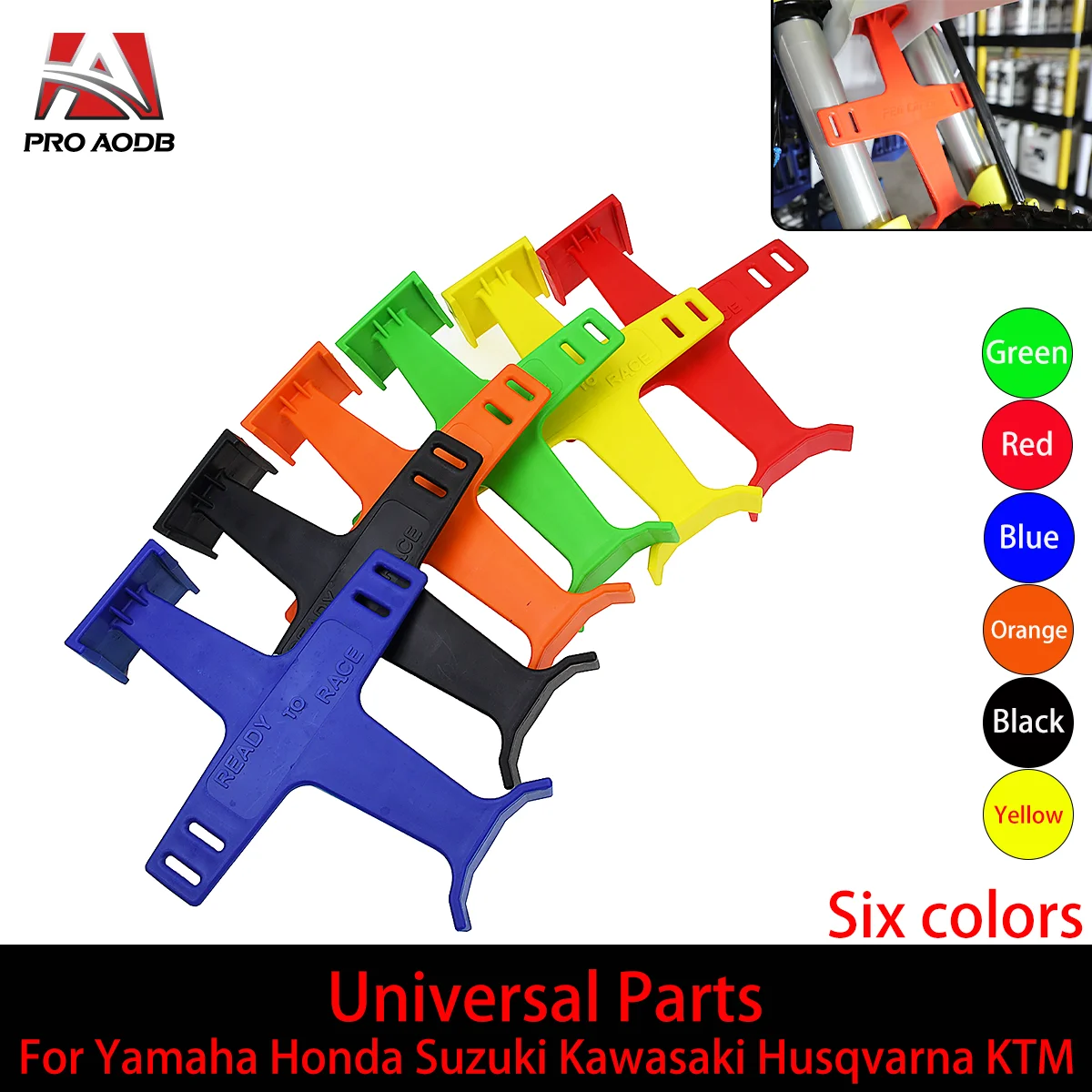 

Motorcycle 25CM Plastic Fork Support Brace For KTM Honda Yamaha KAWASAKI SUZUKI Husqvarna TX TC FC FS FX EXC SXF XCW XC SX XCF