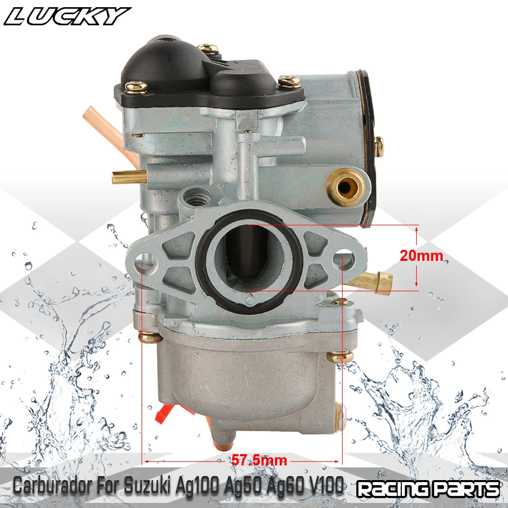 For Suzuki Ag100 Ag50 Ag60 V100 50 Address 50 2 Stroke Engine Scooter Moped Motorcycles Moped Part Carburedor