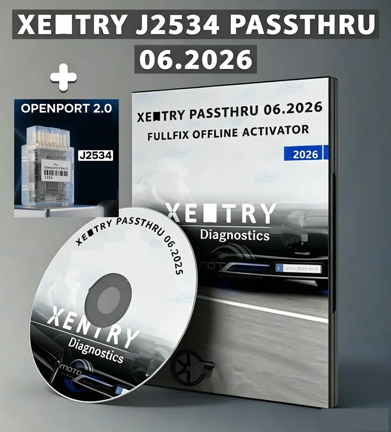 xentry 06.2026 version DAS  Diagnostic  Software for mer-cedes free install for passthru openport J2534  XDOS for C6 VCXDIAG