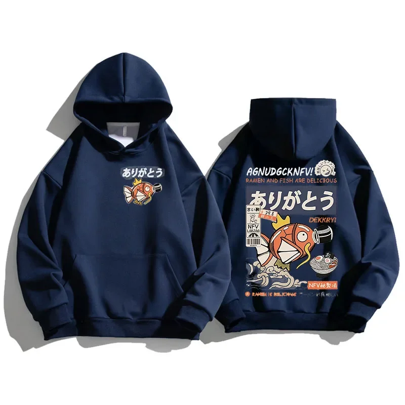 Japan Harajuku Anime Hoodie Mens Fashion Sweartshirts Graphic Streetwear Casual Unisex Oversized Autumn Pullover