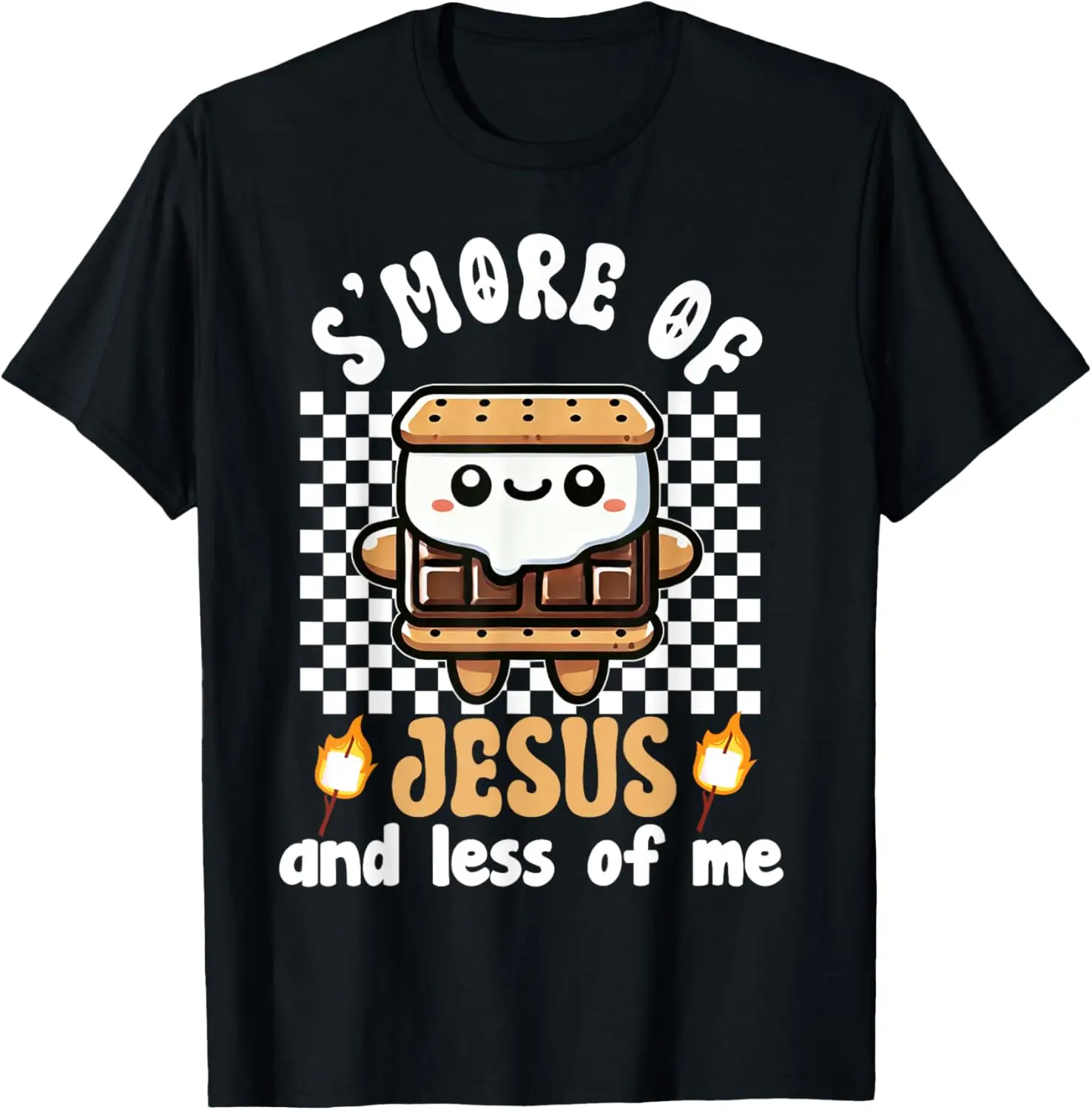 

S'more of Jesus and Less of Me Funny Christian T-Shirt