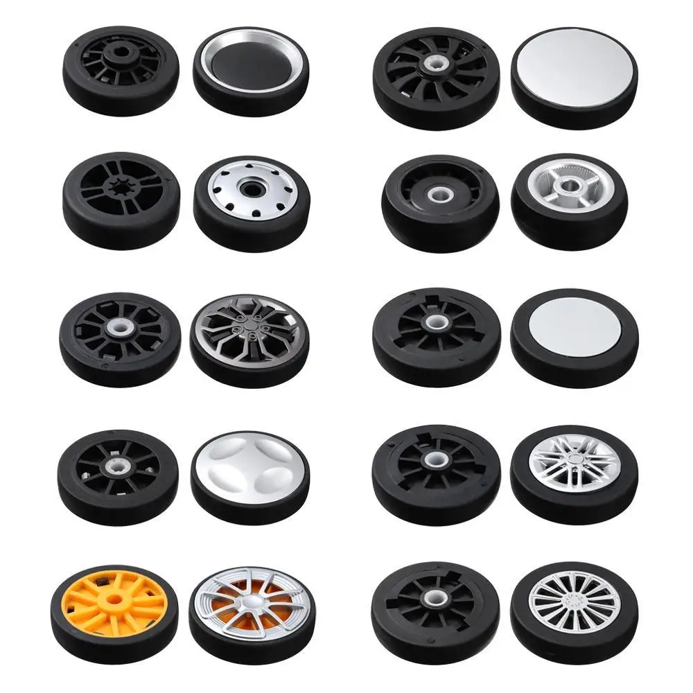 Replacement Suitcase Parts Axles Caster Wheel Repair Kit Travel Luggage Wheels Replace Wheels for Luggage with Vientiane Wheel