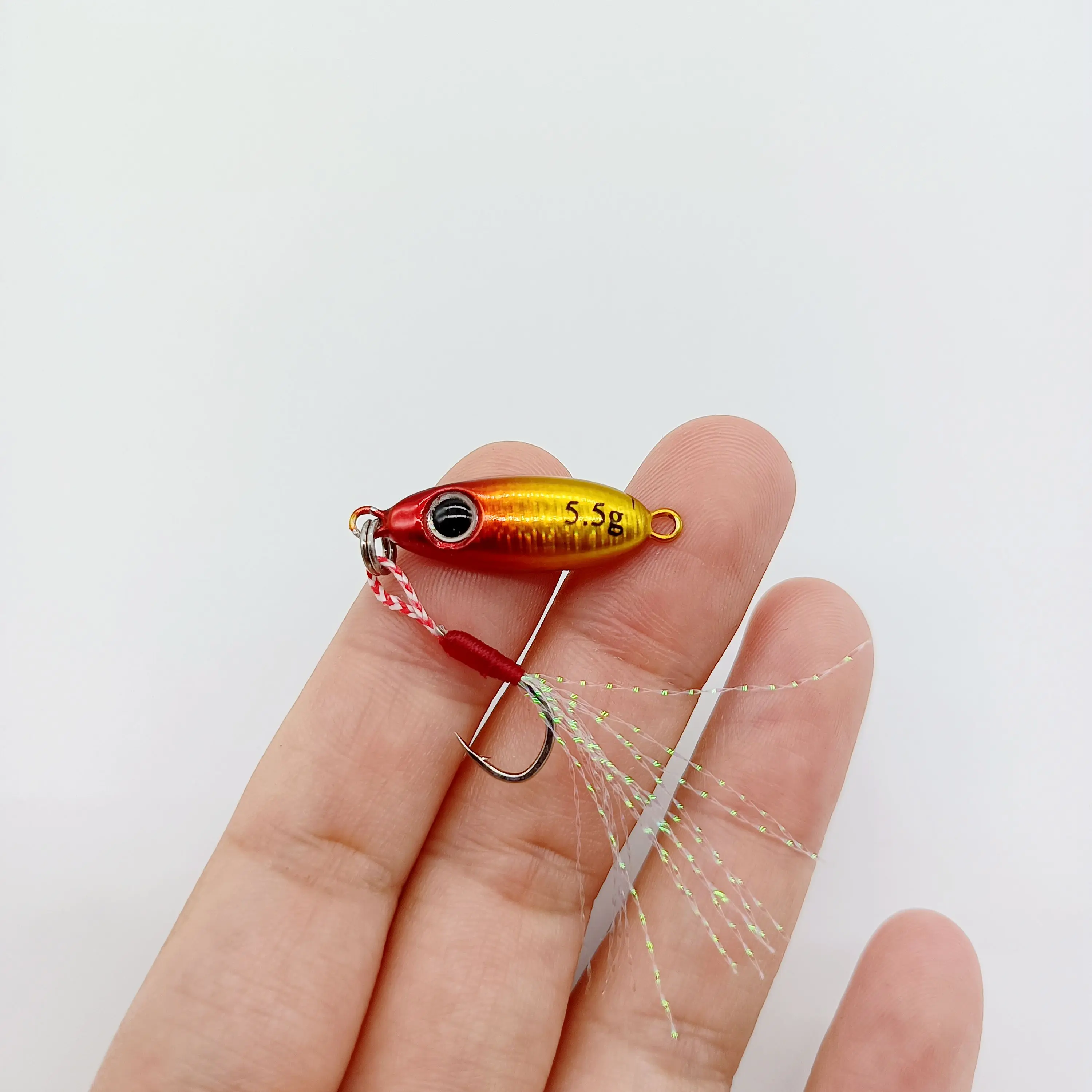 DUODUOYU 5 Stück/Box 5,5g/7,5g/10g/14g/17g/21g Mikro-Metall-Jig Angelköder Jigging-Löffel Künstlicher Köder Angelzubehör – Detail 5