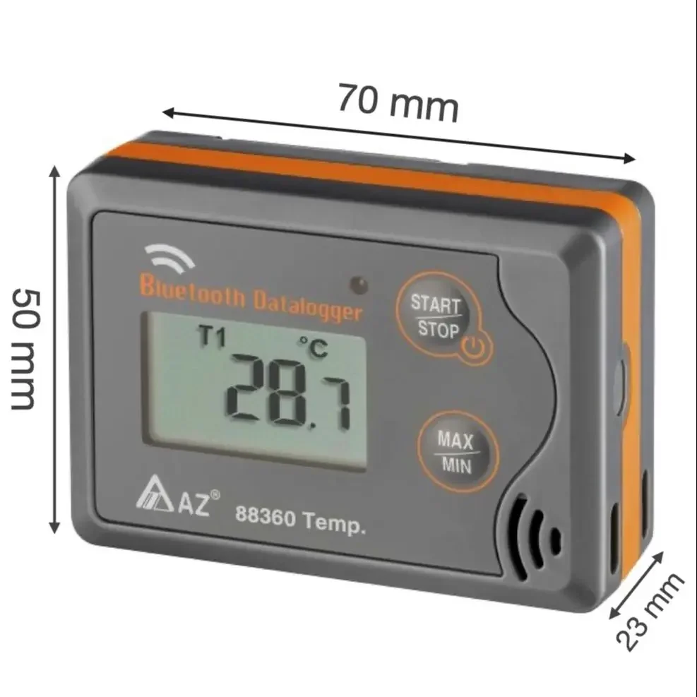 AZ88360 Bluetooth 4.0 wireless Temperature Monitoring Data logger as follows