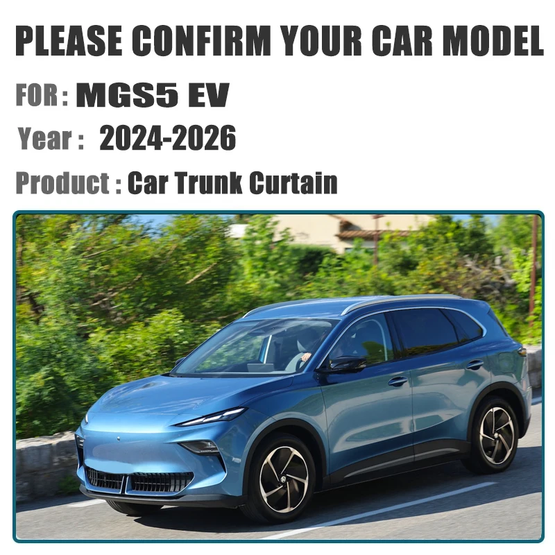 Аксессуары для MGS5 EV MG ES5 2024 2025 2026, задний багажник автомобиля, перегородка для хранения багажа, выдвижная внутренняя часть с защитой от подглядывания